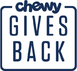 Chewy Gives Back logo