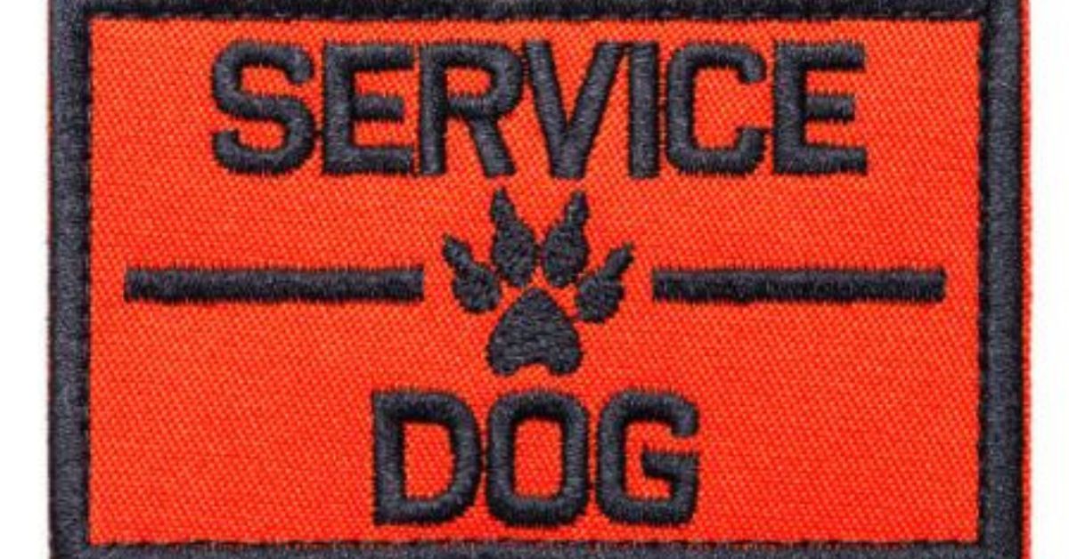 Service Dog patch found on working dog vests